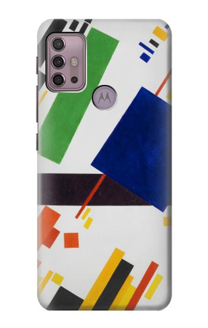 W3343 Kazimir Malevich Suprematist Composition Hard Case and Leather Flip Case For Motorola Moto G30, G20, G10