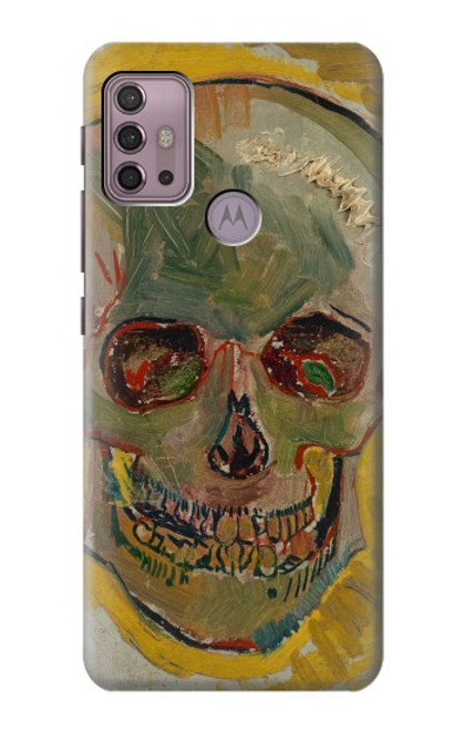 W3359 Vincent Van Gogh Skull Hard Case and Leather Flip Case For Motorola Moto G30, G20, G10