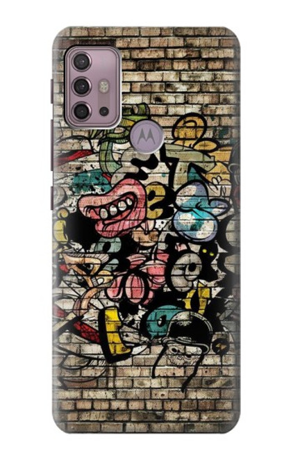 W3394 Graffiti Wall Hard Case and Leather Flip Case For Motorola Moto G30, G20, G10