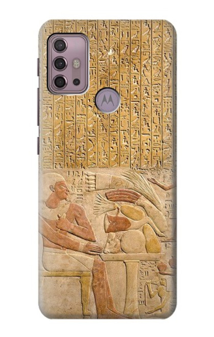 W3398 Egypt Stela Mentuhotep Hard Case and Leather Flip Case For Motorola Moto G30, G20, G10