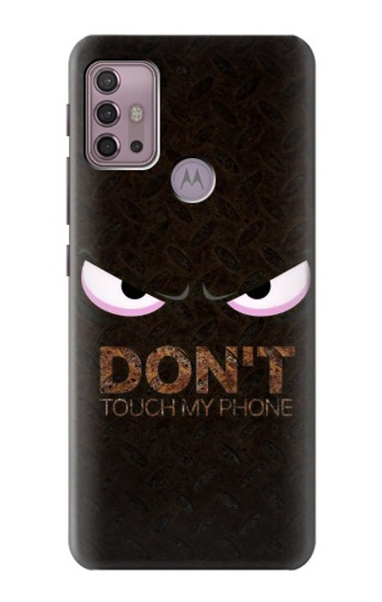 W3412 Do Not Touch My Phone Hard Case and Leather Flip Case For Motorola Moto G30, G20, G10