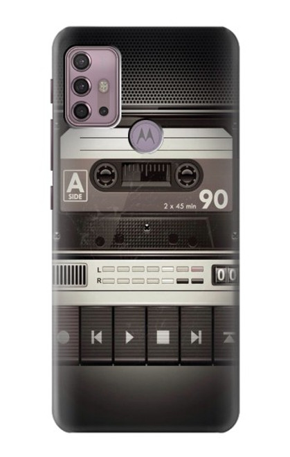 W3501 Vintage Cassette Player Hard Case and Leather Flip Case For Motorola Moto G30, G20, G10