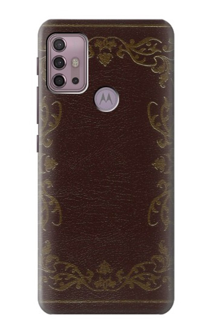 W3553 Vintage Book Cover Hard Case and Leather Flip Case For Motorola Moto G30, G20, G10