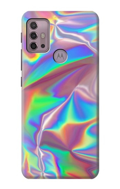 W3597 Holographic Photo Printed Hard Case and Leather Flip Case For Motorola Moto G30, G20, G10