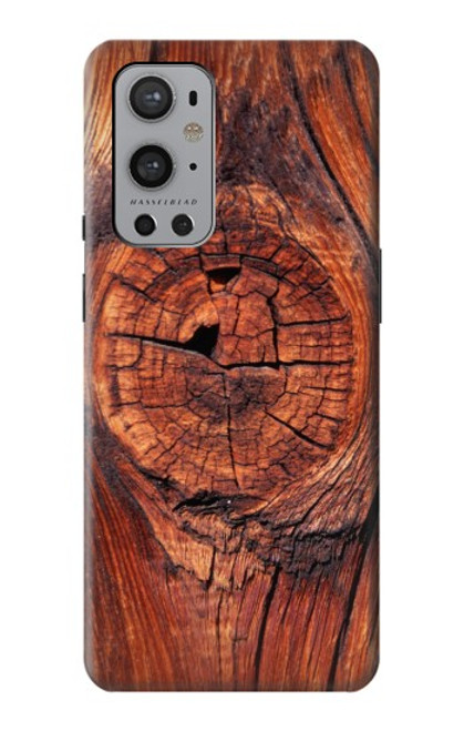 W0603 Wood Graphic Printed Hard Case and Leather Flip Case For OnePlus 9 Pro