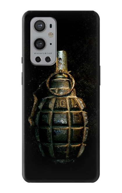 W0881 Hand Grenade Hard Case and Leather Flip Case For OnePlus 9 Pro