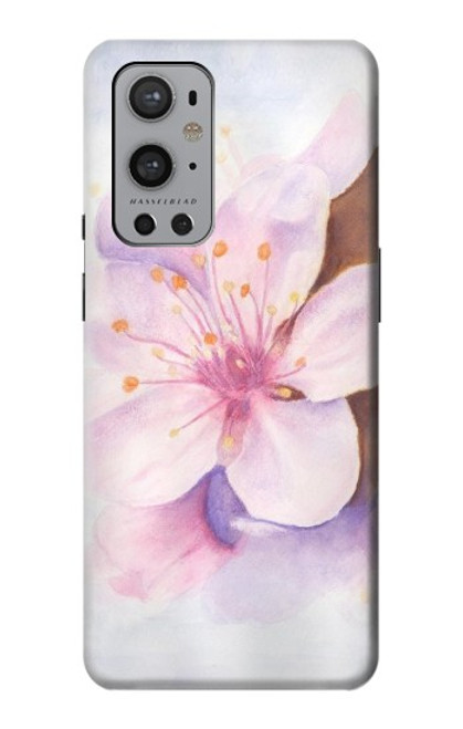 W1415 Sakura Blossom Art Hard Case and Leather Flip Case For OnePlus 9 Pro