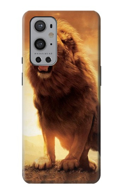 W1957 Lion Aslan Hard Case and Leather Flip Case For OnePlus 9 Pro