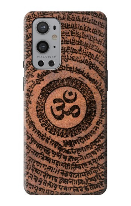 W2874 Om Symbol Tattoo Hard Case and Leather Flip Case For OnePlus 9 Pro