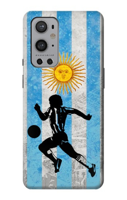 W2977 Argentina Football Soccer Hard Case and Leather Flip Case For OnePlus 9 Pro