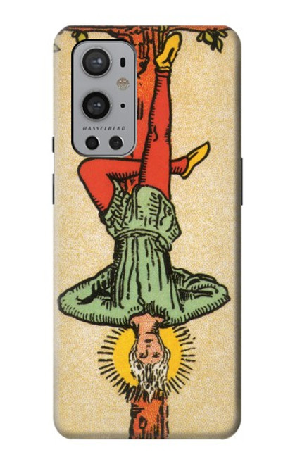 W3377 Tarot Card Hanged Man Hard Case and Leather Flip Case For OnePlus 9 Pro