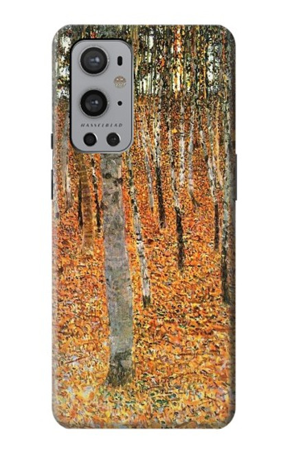 W3380 Gustav Klimt Birch Forest Hard Case and Leather Flip Case For OnePlus 9 Pro