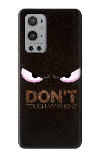 W3412 Do Not Touch My Phone Hard Case and Leather Flip Case For OnePlus 9 Pro