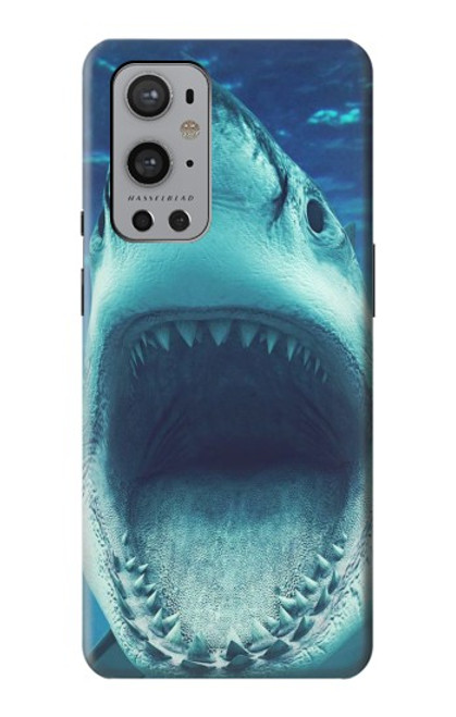 W3548 Tiger Shark Hard Case and Leather Flip Case For OnePlus 9 Pro