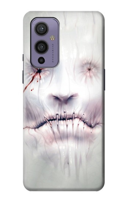 W0884 Horror Face Hard Case and Leather Flip Case For OnePlus 9
