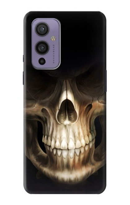 W1107 Skull Face Grim Reaper Hard Case and Leather Flip Case For OnePlus 9