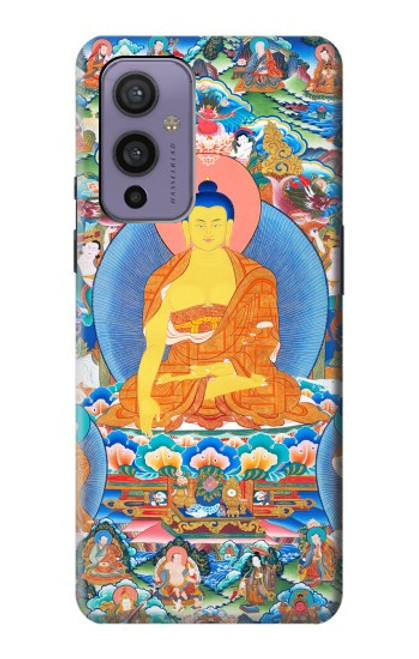 W1256 Buddha Paint Hard Case and Leather Flip Case For OnePlus 9