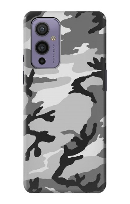 W1721 Snow Camouflage Graphic Printed Hard Case and Leather Flip Case For OnePlus 9