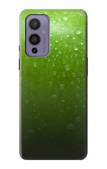 W2475 Green Apple Texture Seamless Hard Case and Leather Flip Case For OnePlus 9