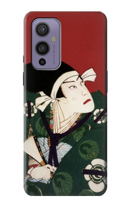 W2498 Japan Art Toyohara Kunichika Hard Case and Leather Flip Case For OnePlus 9