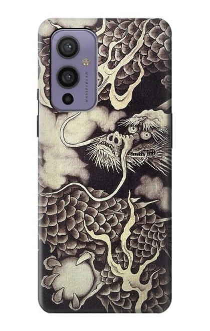 W2719 Japan Painting Dragon Hard Case and Leather Flip Case For OnePlus 9