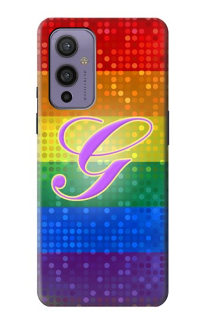 W2899 Rainbow LGBT Gay Pride Flag Hard Case and Leather Flip Case For OnePlus 9