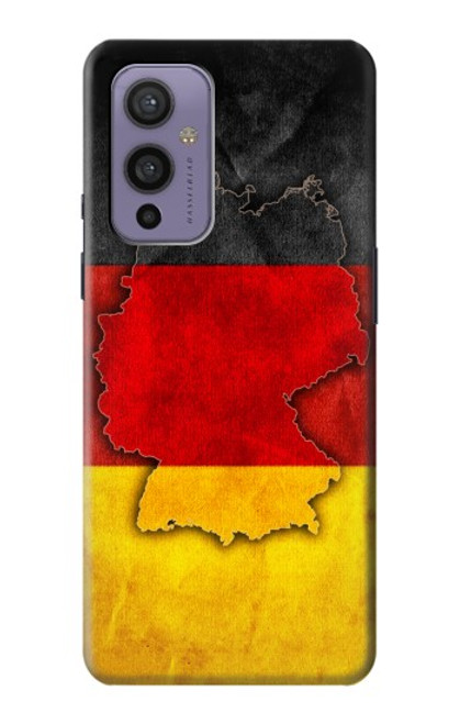 W2935 Germany Flag Map Hard Case and Leather Flip Case For OnePlus 9