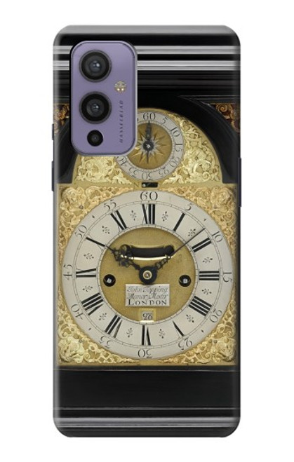 W3144 Antique Bracket Clock Hard Case and Leather Flip Case For OnePlus 9
