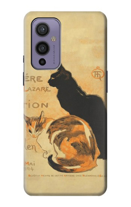 W3229 Vintage Cat Poster Hard Case and Leather Flip Case For OnePlus 9