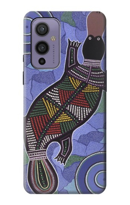 W3387 Platypus Australian Aboriginal Art Hard Case and Leather Flip Case For OnePlus 9