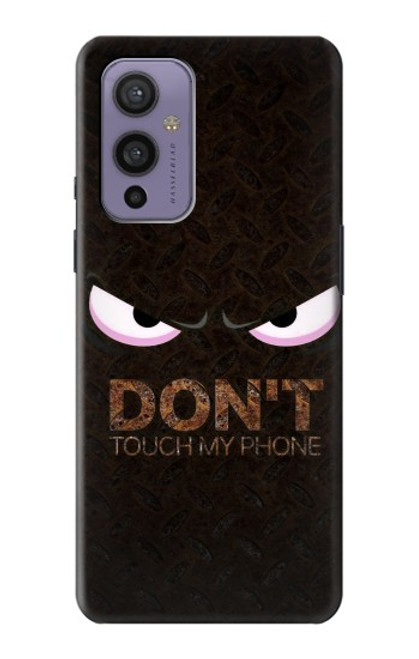 W3412 Do Not Touch My Phone Hard Case and Leather Flip Case For OnePlus 9