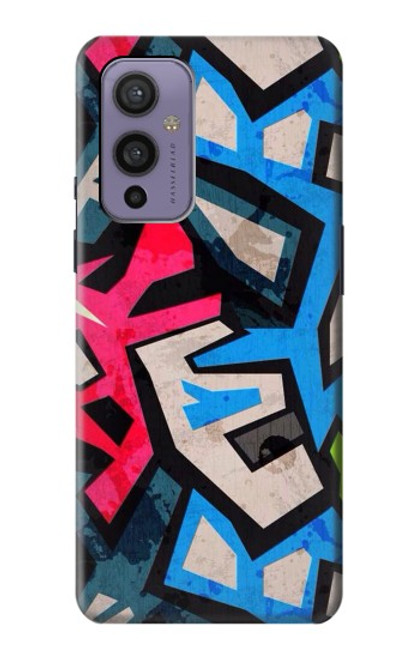 W3445 Graffiti Street Art Hard Case and Leather Flip Case For OnePlus 9