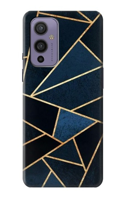 W3479 Navy Blue Graphic Art Hard Case and Leather Flip Case For OnePlus 9