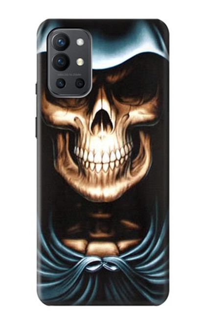 W0225 Skull Grim Reaper Hard Case and Leather Flip Case For OnePlus 9R