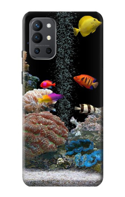 W0226 Aquarium Hard Case and Leather Flip Case For OnePlus 9R