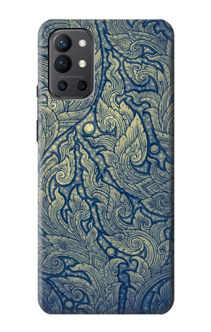 W0568 Thai Art Hard Case and Leather Flip Case For OnePlus 9R