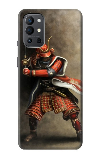 W0796 Japan Red Samurai Hard Case and Leather Flip Case For OnePlus 9R