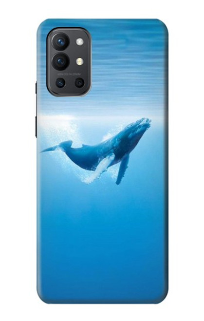 W0843 Blue Whale Hard Case and Leather Flip Case For OnePlus 9R