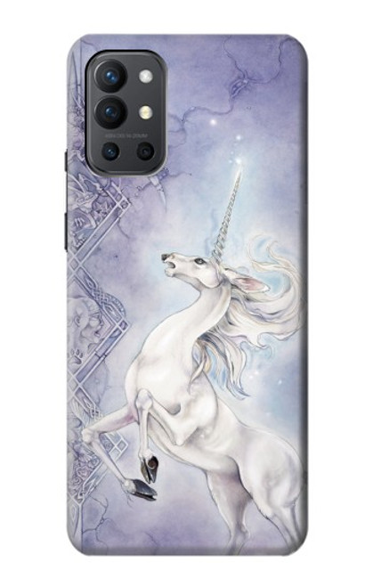 W1134 White Horse Unicorn Hard Case and Leather Flip Case For OnePlus 9R