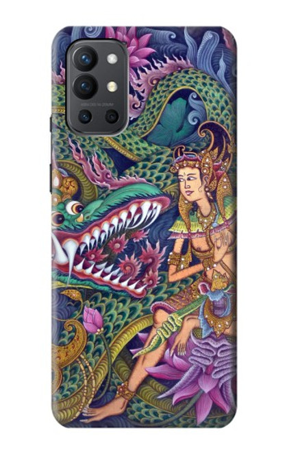 W1240 Bali Painting Hard Case and Leather Flip Case For OnePlus 9R