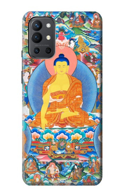 W1256 Buddha Paint Hard Case and Leather Flip Case For OnePlus 9R