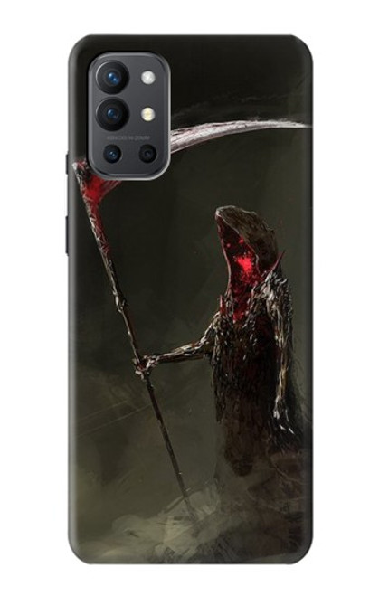 W1319 Grim Reaper Death Scythe Hard Case and Leather Flip Case For OnePlus 9R