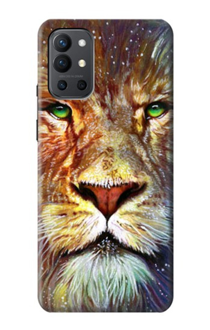 W1354 Lion Hard Case and Leather Flip Case For OnePlus 9R