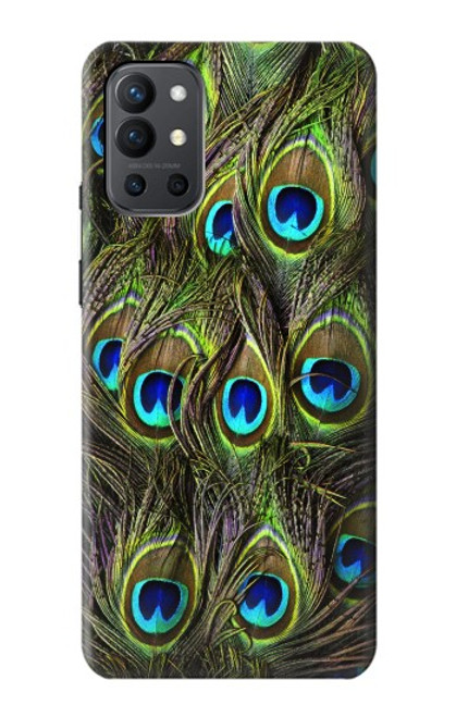 W1965 Peacock Feather Hard Case and Leather Flip Case For OnePlus 9R