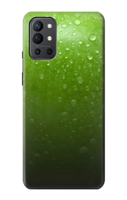 W2475 Green Apple Texture Seamless Hard Case and Leather Flip Case For OnePlus 9R