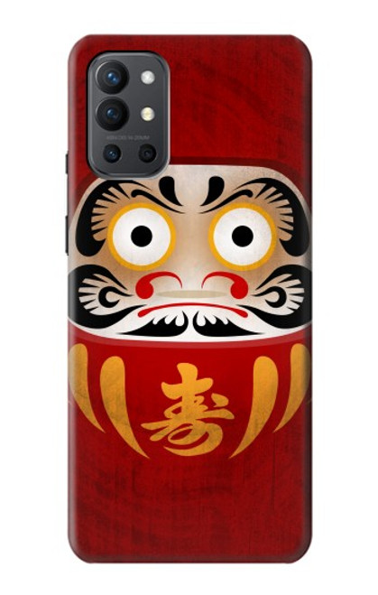 W3023 Japan Good Luck Daruma Doll Hard Case and Leather Flip Case For OnePlus 9R