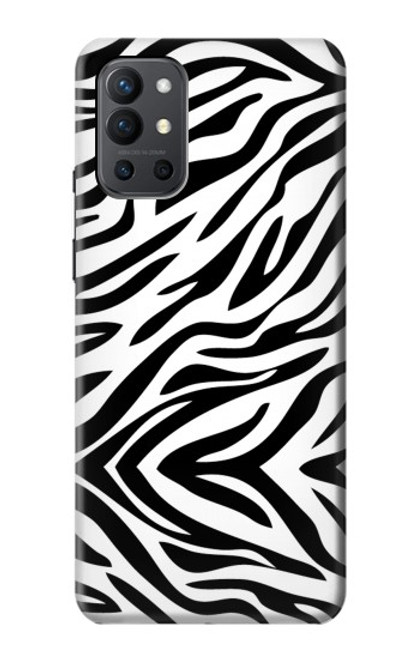 W3056 Zebra Skin Texture Graphic Printed Hard Case and Leather Flip Case For OnePlus 9R