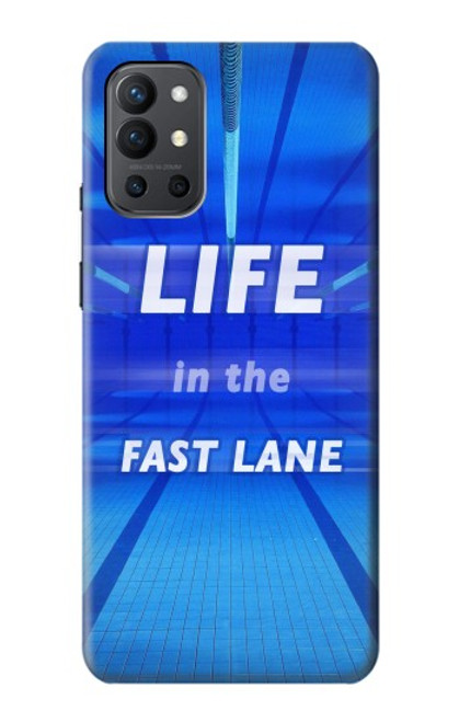 W3136 Life in the Fast Lane Swimming Pool Hard Case and Leather Flip Case For OnePlus 9R