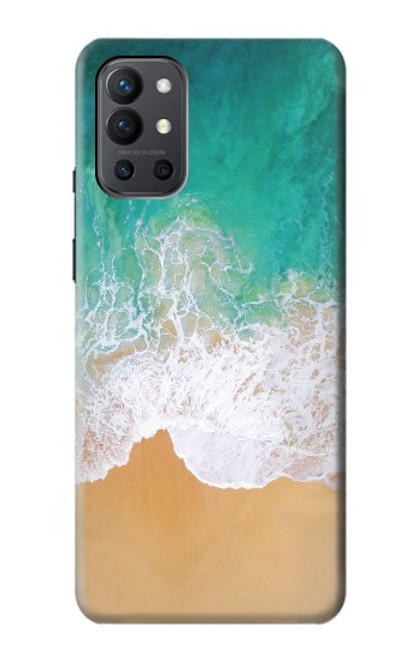 W3150 Sea Beach Hard Case and Leather Flip Case For OnePlus 9R