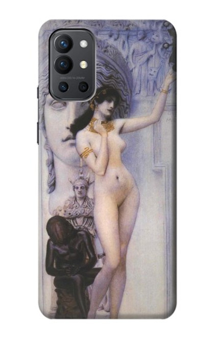 W3353 Gustav Klimt Allegory of Sculpture Hard Case and Leather Flip Case For OnePlus 9R